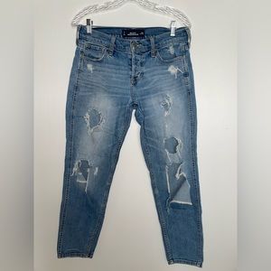 HOLLISTER VINTAGE BOYFRIEND JEANS size 1 w25